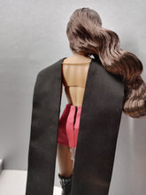 Load image into Gallery viewer, Satin mini Dress with long strap top and chain, for Integrity toys dolls or barbie