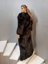 Load image into Gallery viewer, Faux fur black Coat, unisex. For Integrity toys dolls or barbie