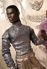 Load image into Gallery viewer, men turtle neck in leather