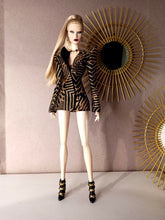 Load image into Gallery viewer, Power suit set with detachable lapel for fashion royalty dolls or barbie (specify on a message on your order)