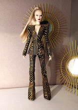 Load image into Gallery viewer, Power suit set with detachable lapel for fashion royalty dolls or barbie (specify on a message on your order)