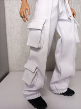 Load image into Gallery viewer, men track cargo baggy pants