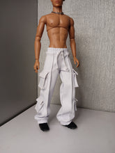 Load image into Gallery viewer, men track cargo baggy pants