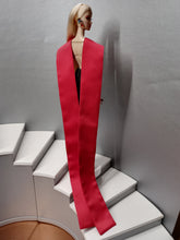 Load image into Gallery viewer, Satin midi dress with long top straps and chain, for Integrity toys dolls or barbie
