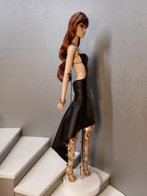 Load image into Gallery viewer, Backless irregular hem dress with one point at the back , for Integrity toys dolls or barbie
