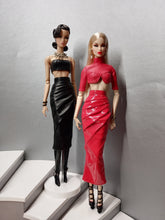 Load image into Gallery viewer, Midi draped pencil skirt for Integrity toys dolls or barbie
