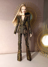 Load image into Gallery viewer, Power suit set with detachable lapel for fashion royalty dolls or barbie (specify on a message on your order)
